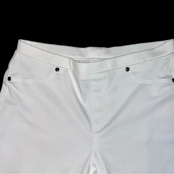 Style &Co white stretchy pull on pants! New - Picture 4 of 7